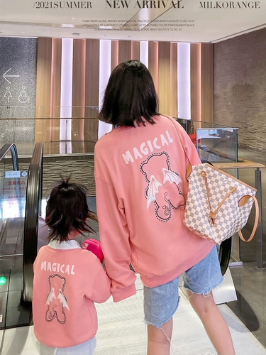 Детская толстовка, семейный стиль, коллекция 2023, осенняя, в западном стиле