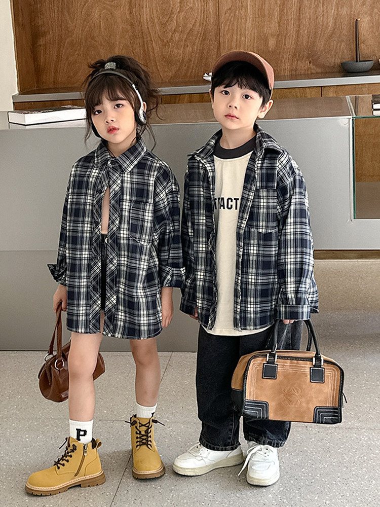 가을 친자복 셔츠 3인 가족 가을복 2024 신상 만능 가디건 재킷 서양식 모자복 모녀복