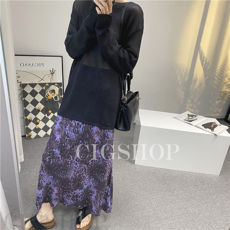 自由浪漫法式腔调 紫色豹纹高腰松紧斜裁砂洗真丝半身裙新款裙子,女装/女士精品,半身裙,淘宝优惠券,粉丝福利购,淘宝优惠卷