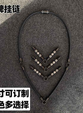 diy新款钛钢轻奢负离子佛牌项链项圈挂绳多色可选可按要求订制