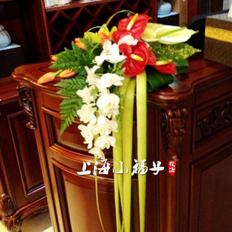 桌花鲜花会议桌花小桌花商务用花婚礼签到会议台花演讲台花讲台花