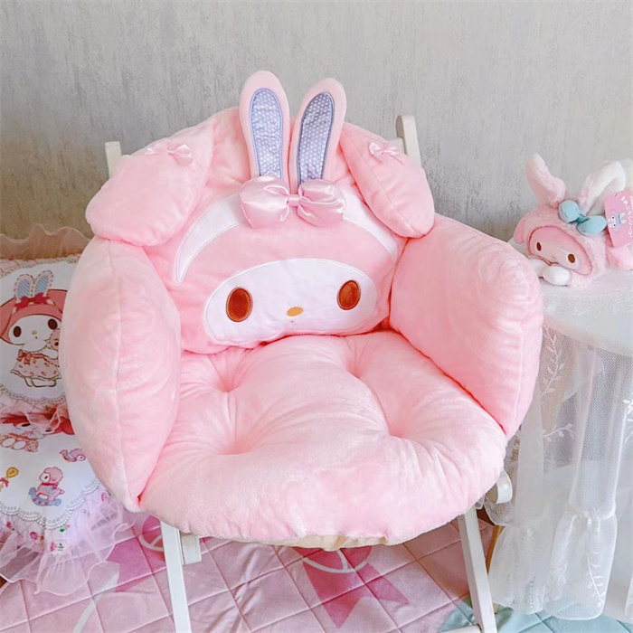少女心粉色美乐蒂毕爱诺小羊毛绒全包围保暖椅垫办公宿舍毛绒坐垫,居家布艺,椅垫,淘宝优惠券,粉丝福利购,淘宝优惠卷