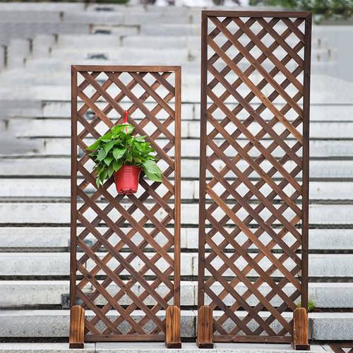 实木餐饮围栏墙面装饰网格屏风