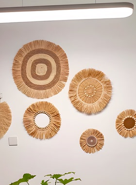 网红民宿餐厅壁挂装饰挂件田园风格卧室客厅墙上创意墙饰门上遮丑