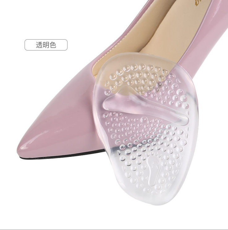 2双装硅胶前掌垫透明超软半码垫凉女高跟鞋垫鞋垫女高跟防滑鞋垫