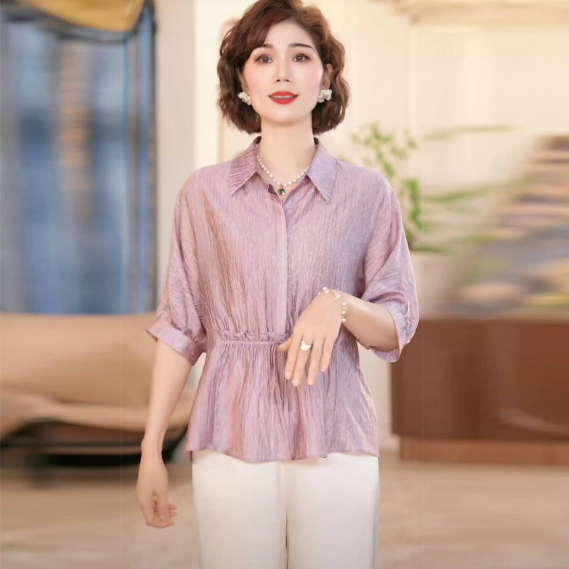 中年妈妈夏季套装2025新款时