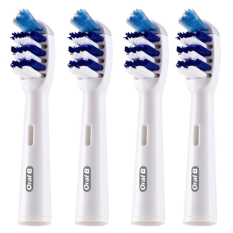 博朗oralb歐樂b圓頭通用D4D12,D16,D20,4729三重掃動清潔刷頭EB30