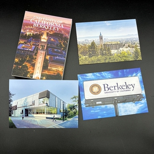 世界名校美国加州伯克利大学明信片风景摄影文艺小清新留言祝福卡