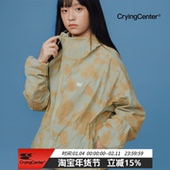 CryingCenter 晕染迷彩薄风衣 哭喊中心