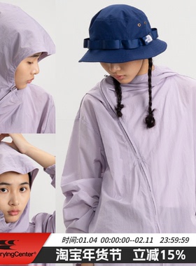 CryingCenter 斜门襟轻薄防轻泼水防晒衣皮肤衣
