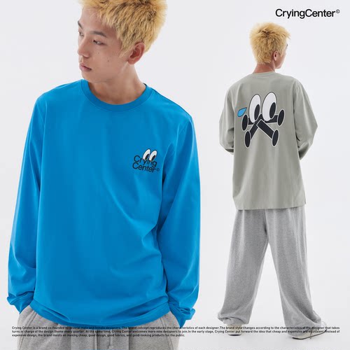 CryingCenter 哭哭小人纯棉索罗娜长袖tee 哭喊中心