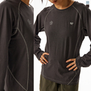 CryingCenter 麻感高捻棉重磅宽松圆领长袖tee 哭喊中心