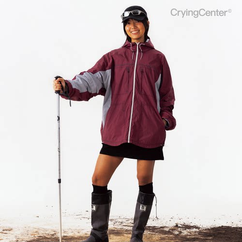 CryingCenter 格纹假两件重磅三防夹克外套 哭喊中心