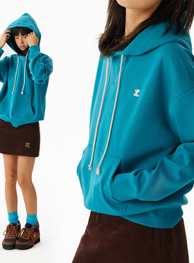 CryingCenter 合身苹果刺绣连帽卫衣 不加绒 哭喊中心