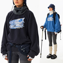 哭喊中心 男女款 CryingCenter 3c滑雪场复古洗水圆领加绒卫衣