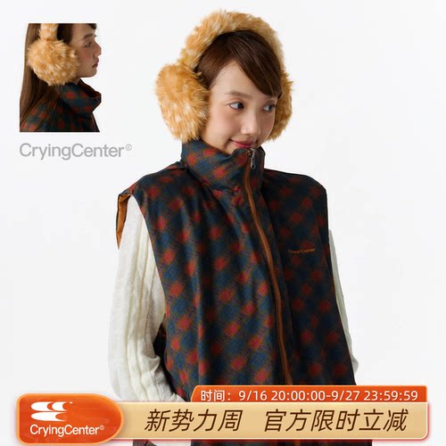 cryingcenter小鹿纹耳罩