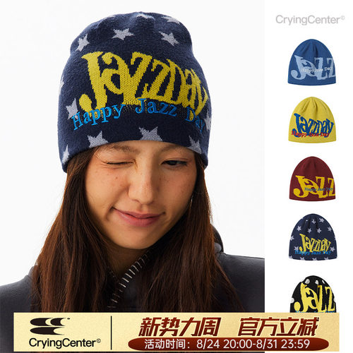 CryingCenter JazzDay多色刺绣提花线帽男女造型冷帽 哭喊中心