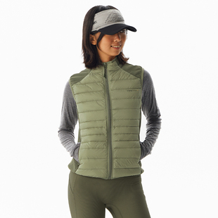 男女款 绗缝豆绿色羽绒马甲 哭喊中心 修身 CryingCenter