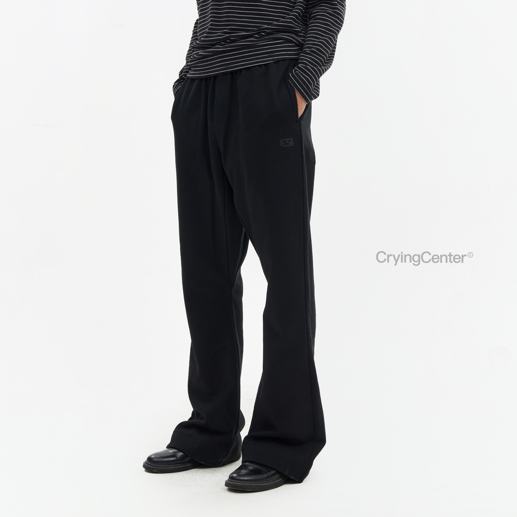 cryingcenter喇叭廓形卫衣裤