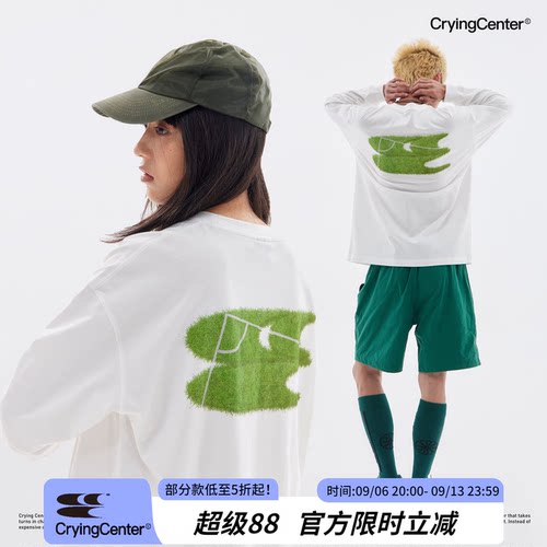 cryingcenter长袖青春流行印花