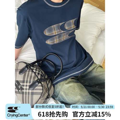 短袖cryingcenter青春流行通用