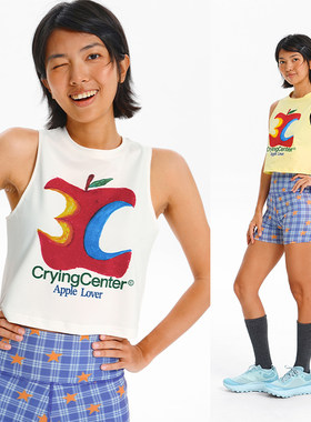 CryingCenter  健身苹果运动训练背心 哭喊中心