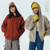 CryingCenter远红外自发热基础款 哭喊中心 拉链连帽加绒卫衣男女款