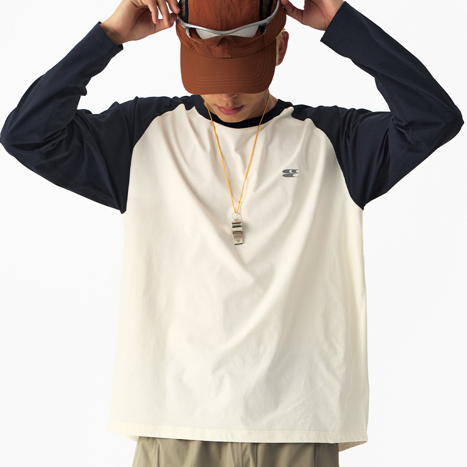 CryingCenter 吸湿凉感透气插肩长袖t 哭喊中心