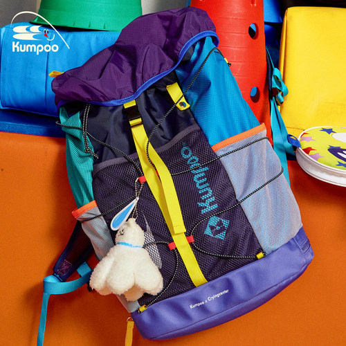 CryingCenter×kumpoo薰风羽毛球联名系列夏日多巴胺多用双肩包