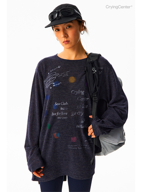 CryingCenter  冥想时刻 inner peace 溯溪户外长袖轻量罩衫T恤