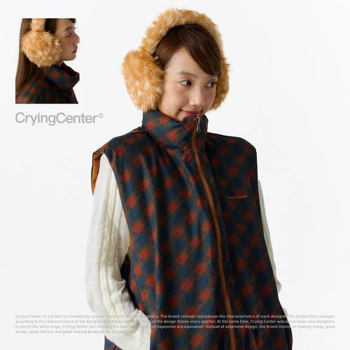 cryingcenter小鹿纹耳罩