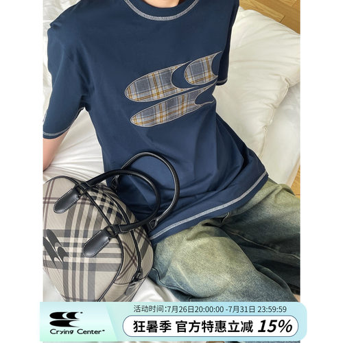 短袖cryingcenter青春流行通用