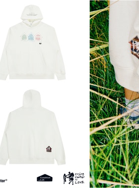 CryingCenter x Condition_Lab 泪屋公益合作款 三色房子连帽卫衣