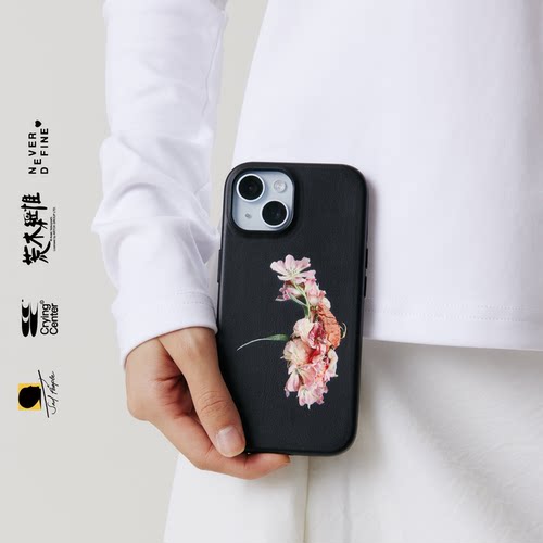 荒木经惟 x CryingCenter 哭喊中心 花 仿皮质手机壳iPhone15系列