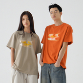T恤圆领短袖 CryingCenter 情侣 金色印花 哭喊中心 日落沙丘