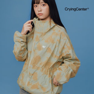 CryingCenter 哭喊中心 晕染迷彩薄风衣