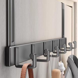 门后挂钩挂衣架卧室门上免组装无痕门背式收纳置物衣服挂架衣帽钩