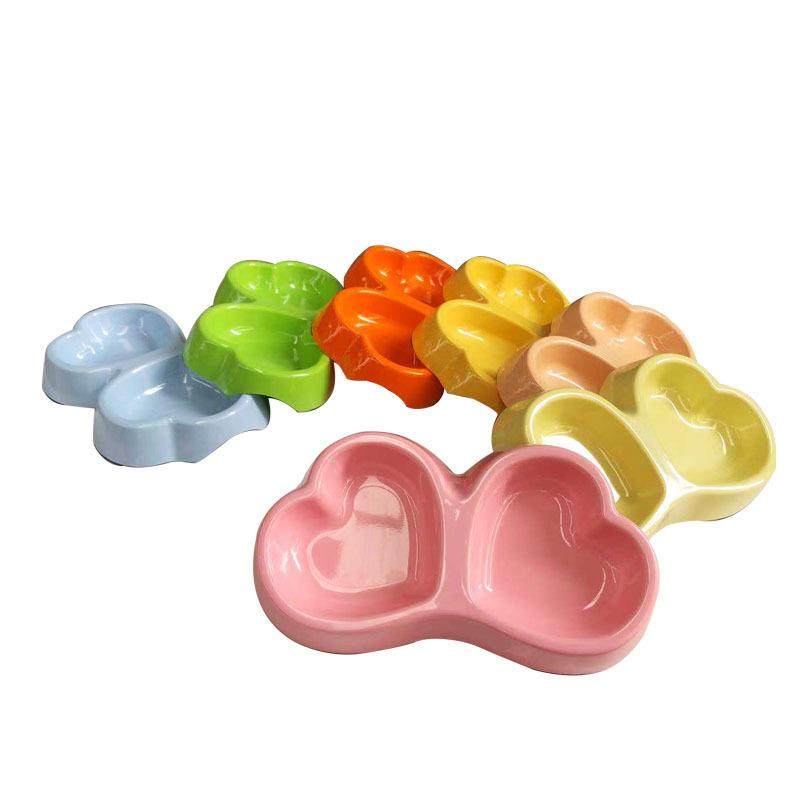 宠物爱心双碗 狗狗猫咪食具食盆狗碗猫碗密胺材料,宠物/宠物食品及用品,猫狗碗/慢食碗,淘宝优惠券,粉丝福利购,淘宝优惠卷