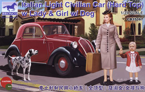 ºã»ÔÄ£ÐÍ Íþ¿¥1/35 Òâ´óÀûÃñÓÃÓ²¶¥ÐÍС½Î³µ¼°ÊçÅ®Óë¹·CB35167