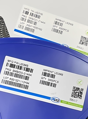 超快恢复二极管US2MB全新MDD正品SMB/DO-214AA高效率二极管US3MB