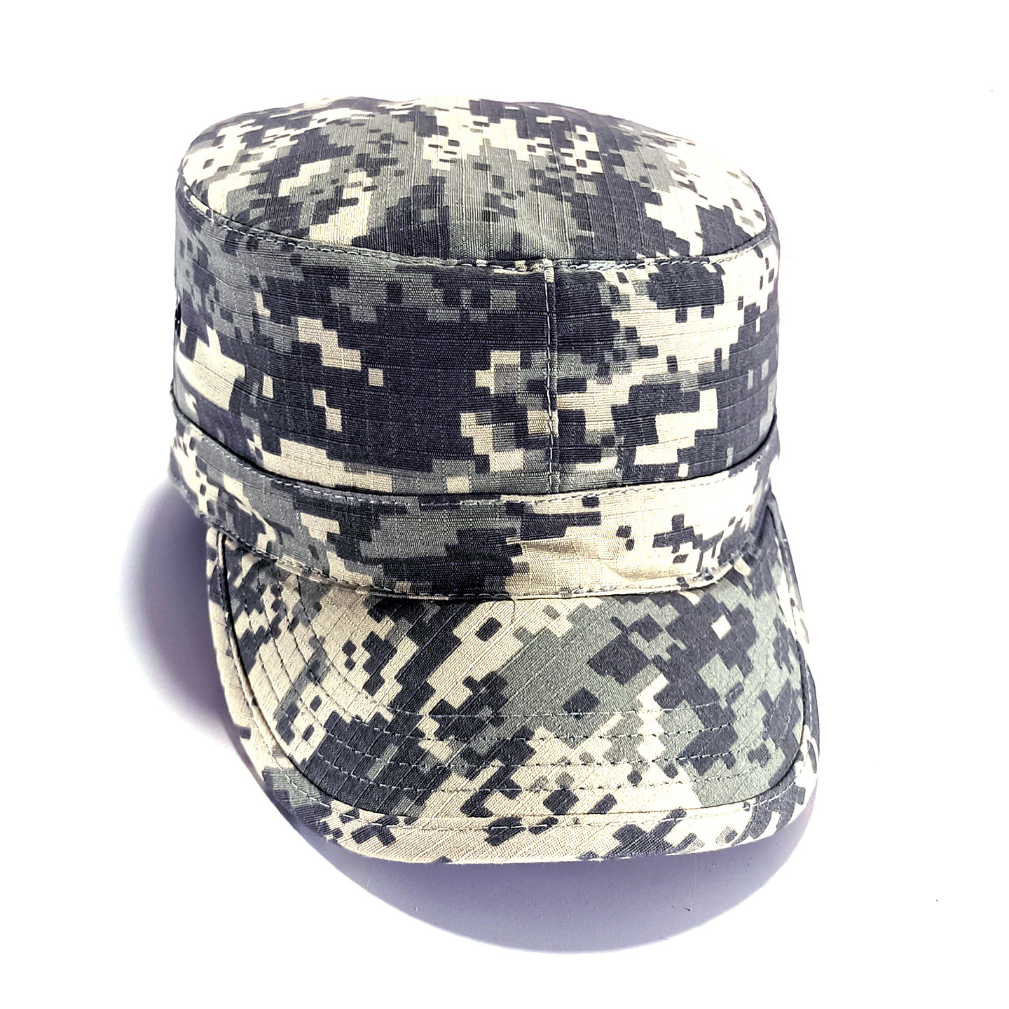 户外军迷美式调节ACU迷彩小兵帽战术作训帽中老年爷爷男鸭舌帽子