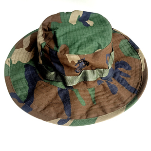 战术奔尼帽男款钓鱼防晒大檐圆边帽军迷户外宽檐迷彩圆盘帽渔夫帽