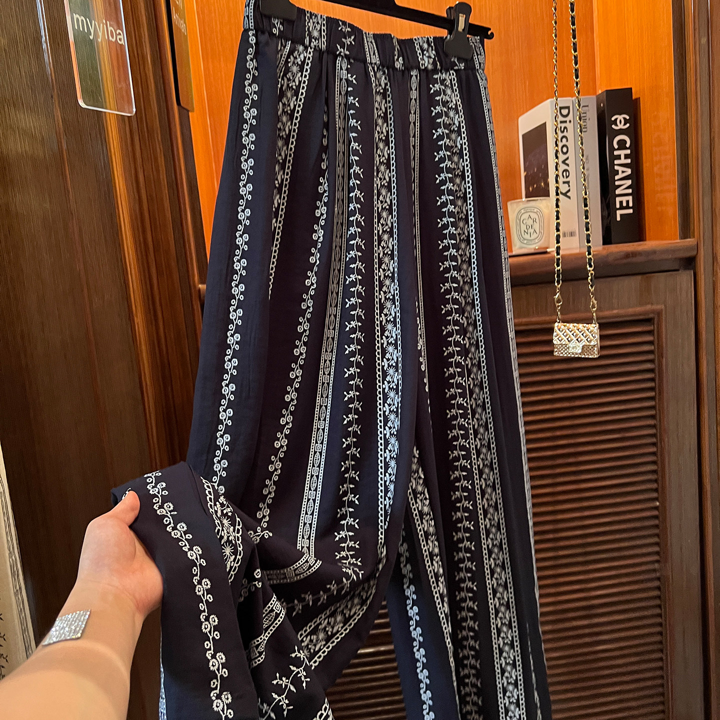 实拍超好看亚麻休闲裤夏日新品复古印花遮肉显腿长宽松麻色阔腿裤,女装/女士精品,休闲裤,淘宝优惠券,粉丝福利购,淘宝优惠卷