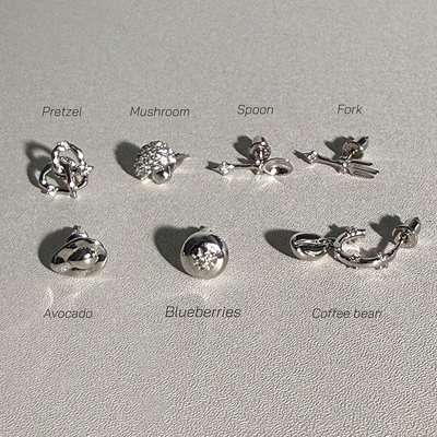 LLabs925原创食物派对耳钉