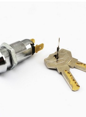 LIKAYO 钥匙开关锁 可用于电瓶车 叉车 电梯 带线免焊接