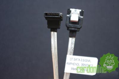 安费诺sas线sata标准弯头30cm