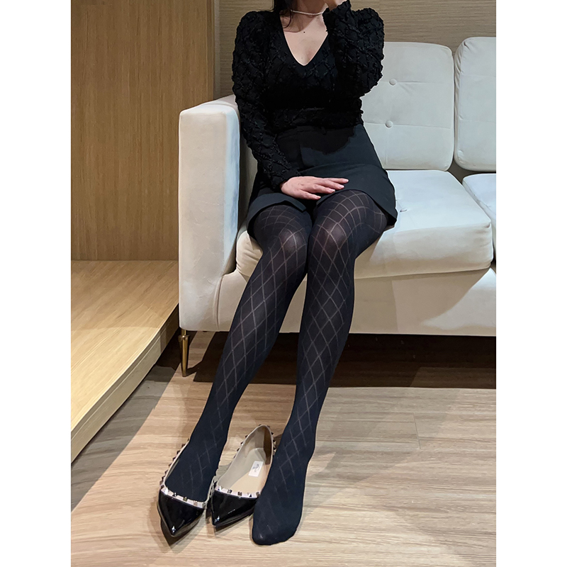 清仓 原89 波兰轻奢进口Marilyn 60D菱格纹连裤袜春秋时尚打底袜