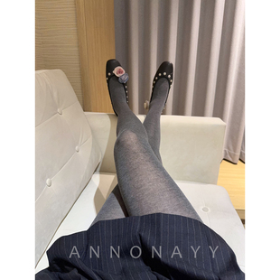 40S超细羊毛薄款 袜秋冬保暖不勒腿无压力直角打底袜A217 微透连裤