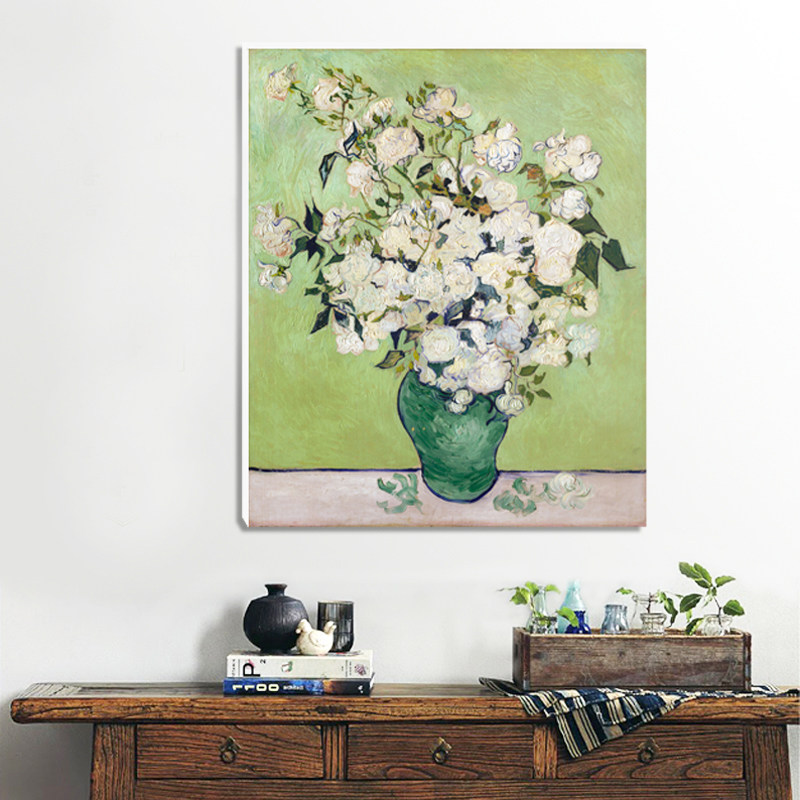 印象派大师梵高向日葵杏花样板间工作室餐厅沙发背景墙油画装饰画在类目 家居饰品, 装饰画, 现代装饰画中 - 来自Buy2taobao.com提供专业的淘宝代购服务