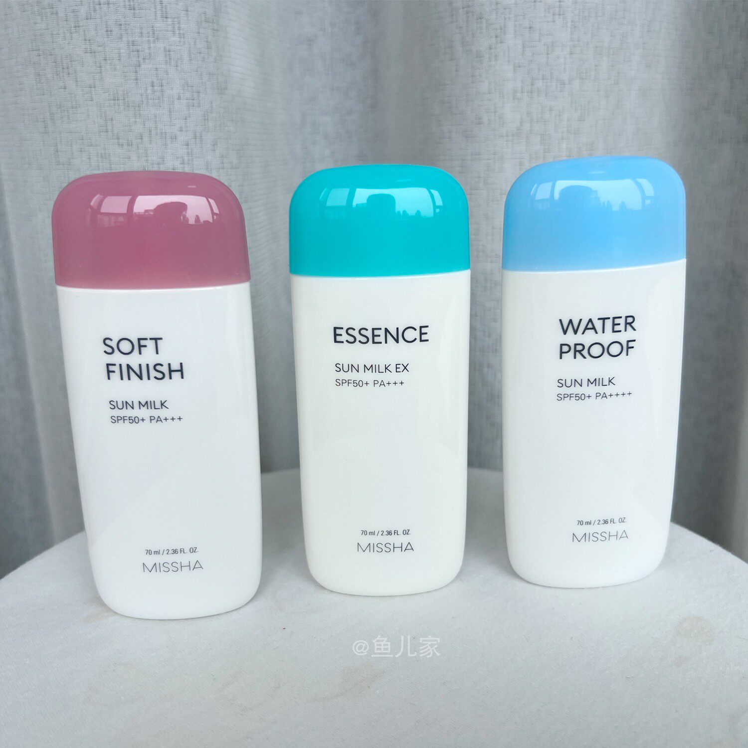 韩国Missha谜尚 清透优护防晒乳液轻薄防晒霜SPF50保湿防水70ml